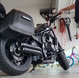 Honda Rebel CMX 1100 GEM CLASSIC RENZO  exhaust classic come with slipon FULLSYSTEM