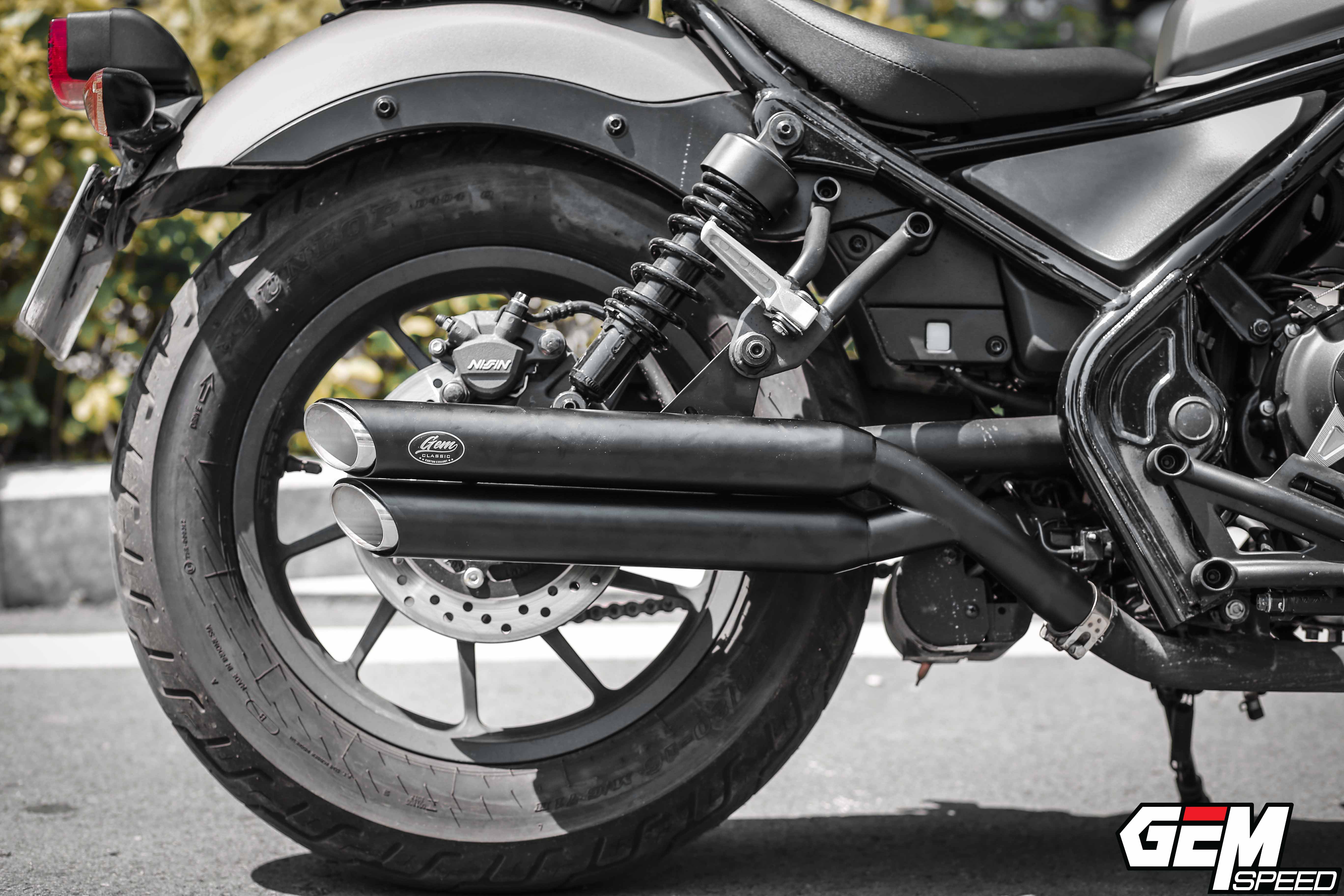 Honda Rebel CMX 300 500 Twin Exhaust | Gem Speed Classic