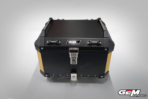 GEM SPEED TOP BOX 50L BLACK STEEL - Gem Speed Performance
